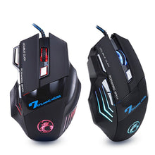 Load image into Gallery viewer, Professional Wired Gaming Mouse 7 Button 5500 DPI LED Optical USB Computer Mouse Gamer Mice X7 Game Mouse Silent Mause For PC