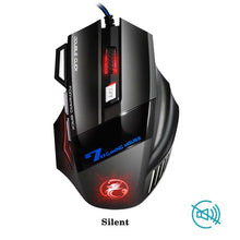 Load image into Gallery viewer, Professional Wired Gaming Mouse 7 Button 5500 DPI LED Optical USB Computer Mouse Gamer Mice X7 Game Mouse Silent Mause For PC